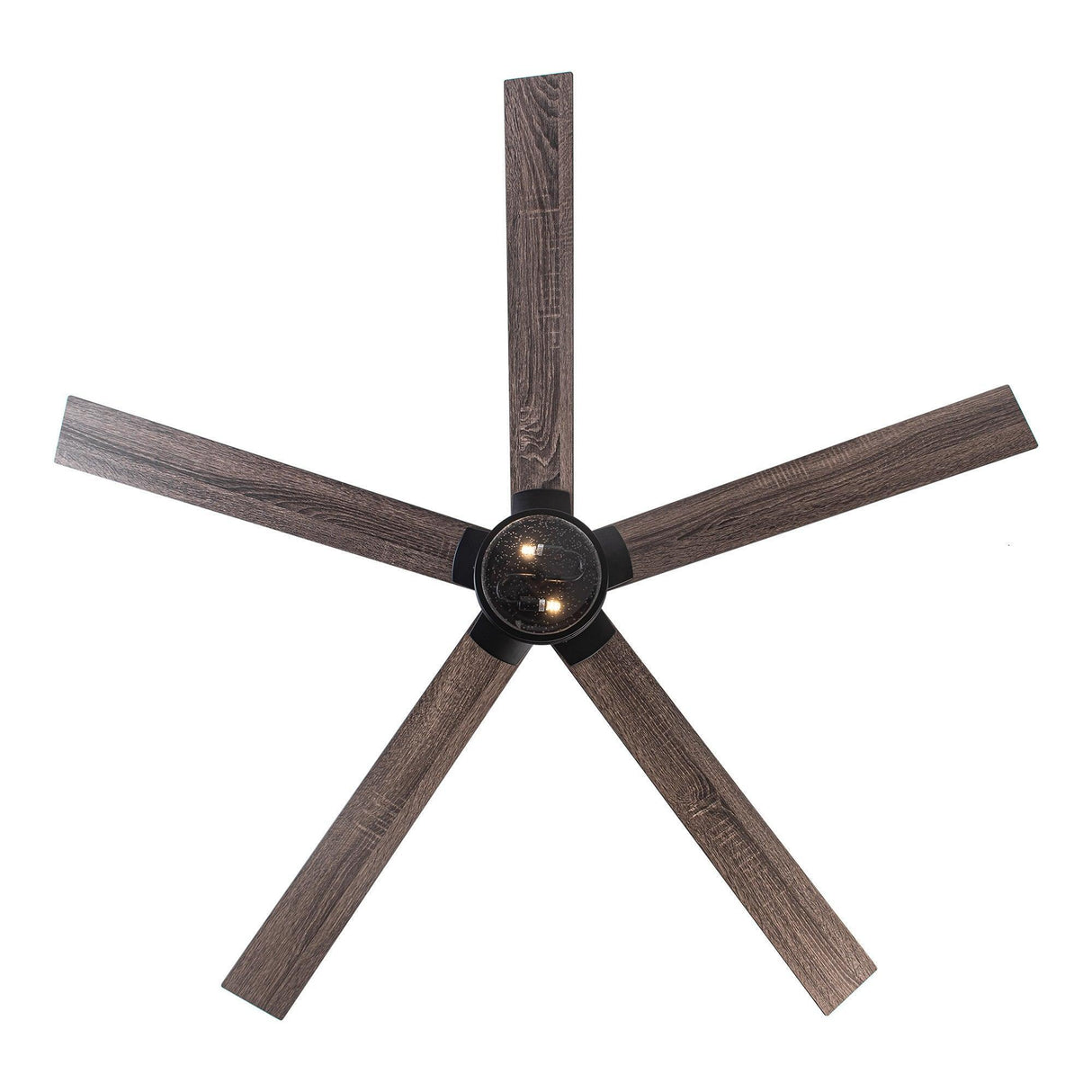 65" Modern DC Motor Downrod Mount Reversible Ceiling Fan With Lighting And Remote Control