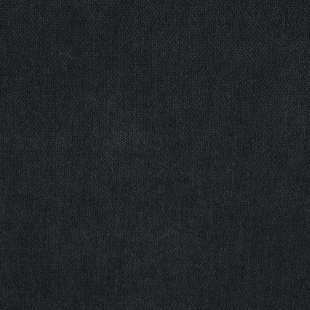 Walker Edison | Chenille Black Modern L-shape Sectional Sofa Ottoman