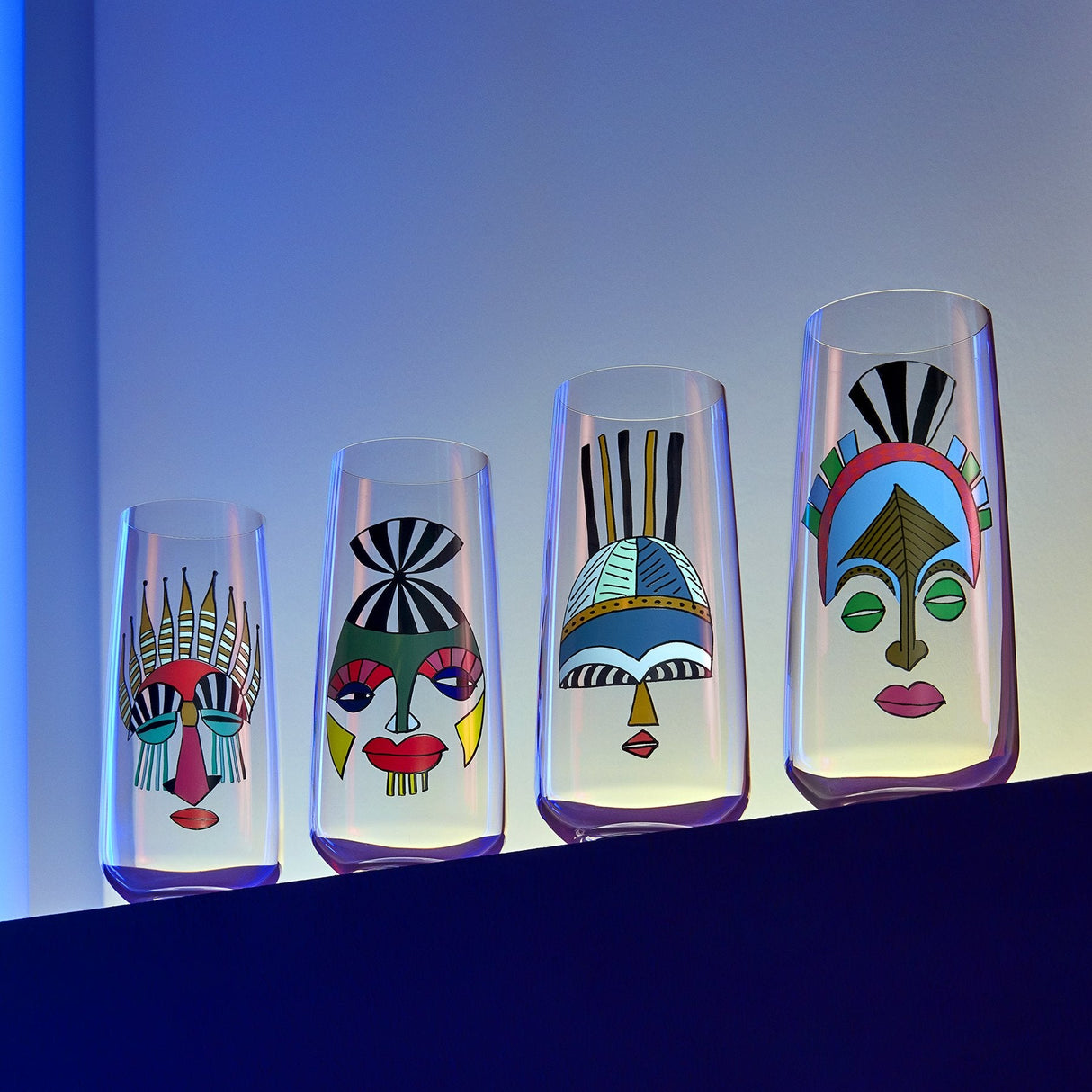 Mirage Rock & Pop Set of 4 High Ball Glasses