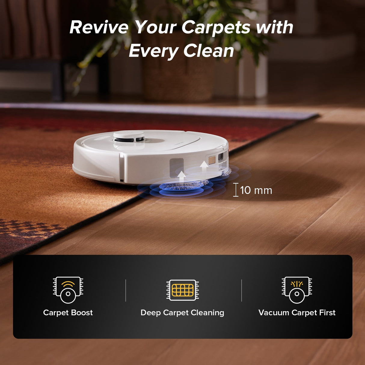 Roborock QV 35A Robot Vacuum with Multifunctional Dock (Upgraded from Qrevo S)