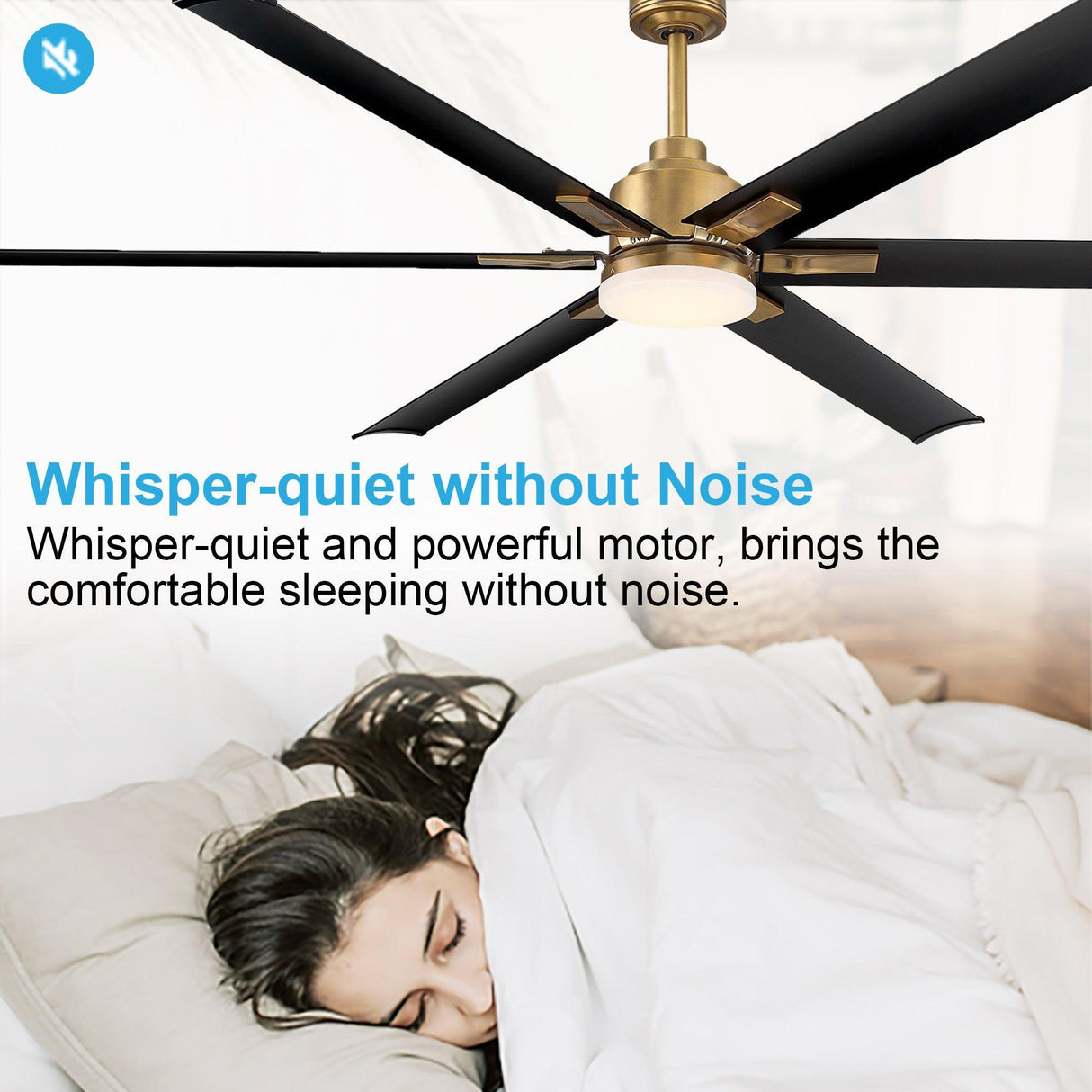 72" Bankston 6-Blade Led Ceiling Fan With Remote Light Kit Included