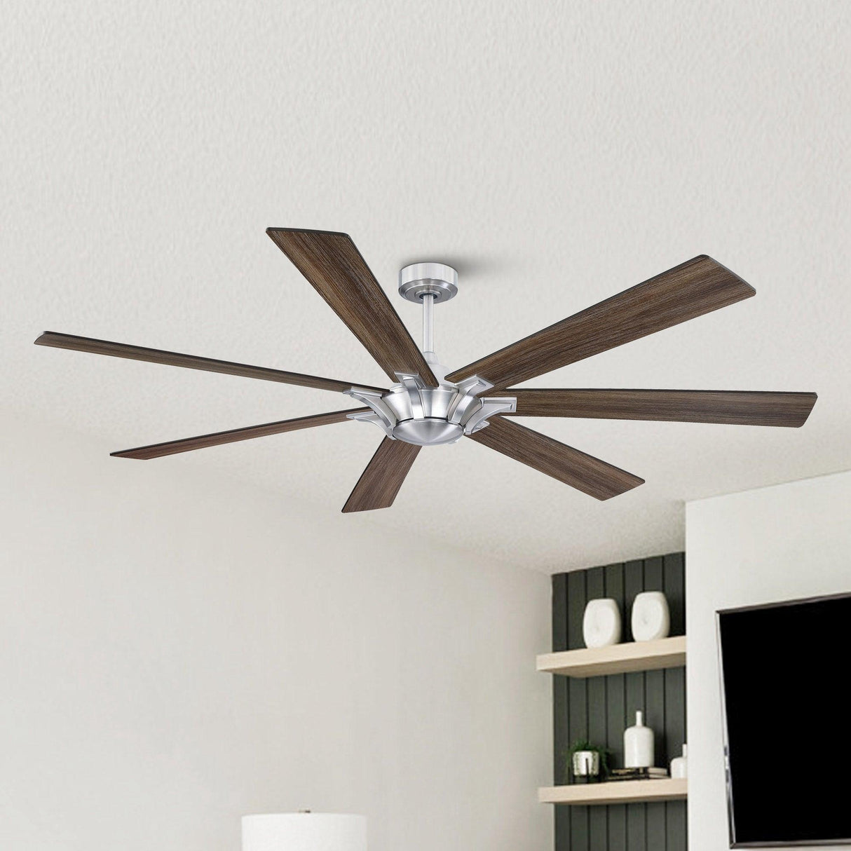 72 Modern Rustic Ceiling Fan 7-Blades