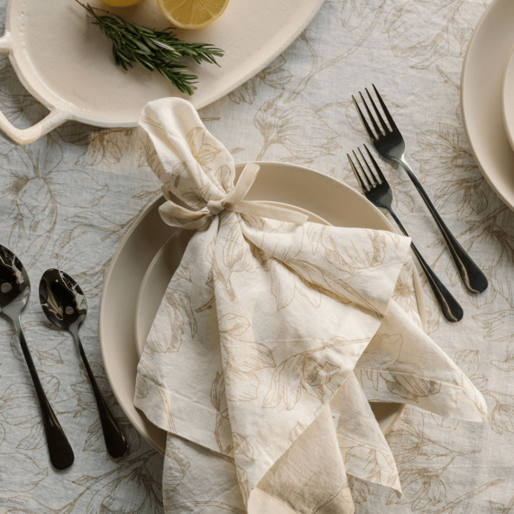Blush Lilies Tablecloth