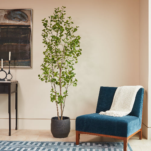 7' Artificial Heart Ficus Tree