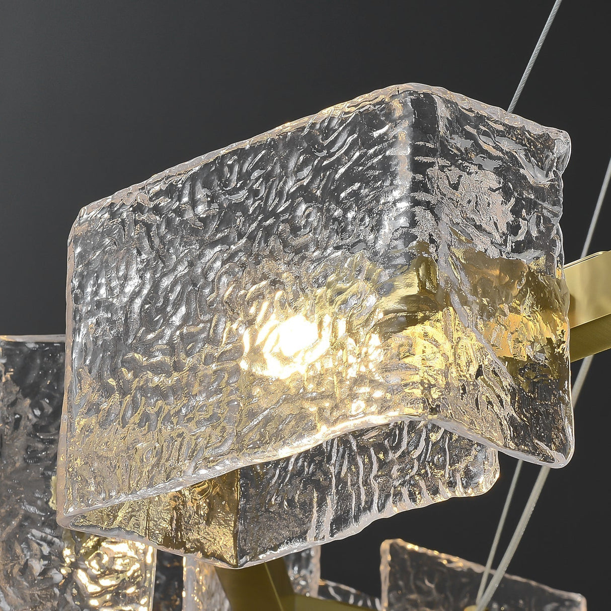 Water ripple Glass Chandelier