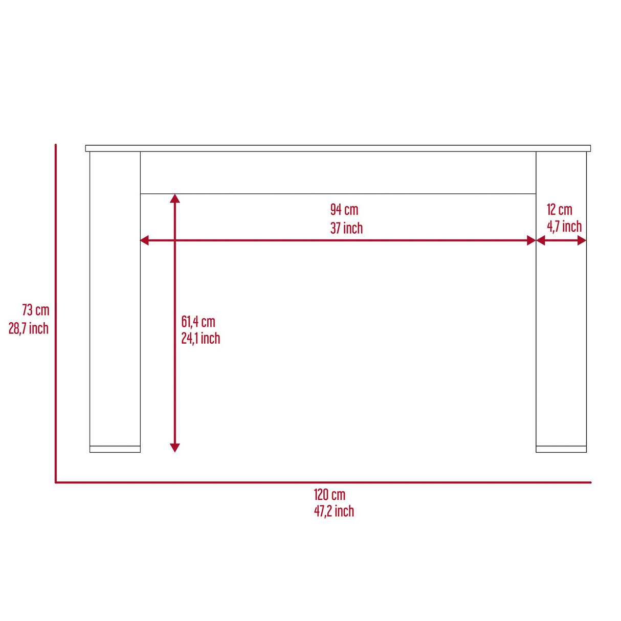 Walker Edison | Curved Wood Aurora Writing Computer Desk