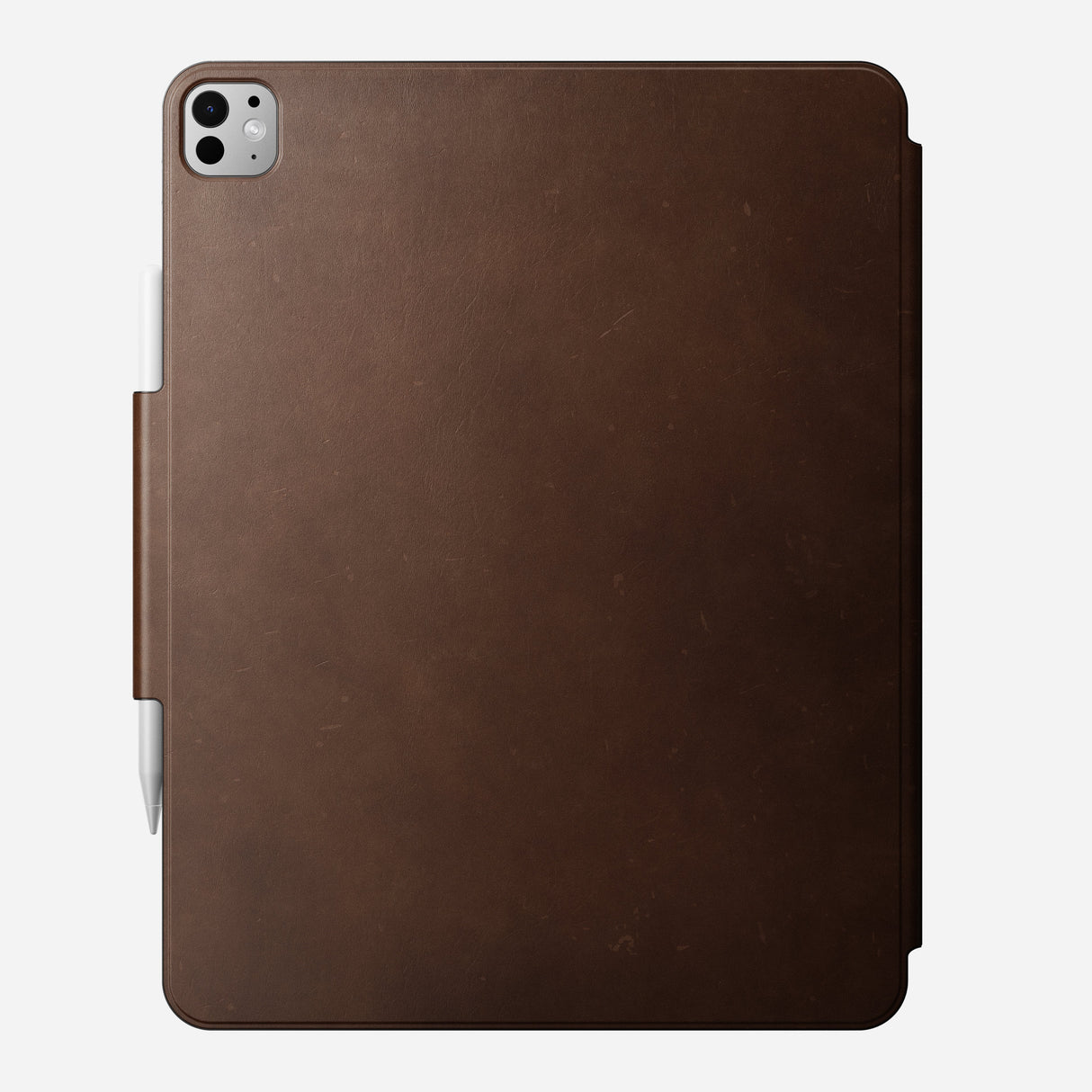 Leather Folio - M4 & M5 iPad 13 inch | Brown | Nomad Leather | Apple Pencil