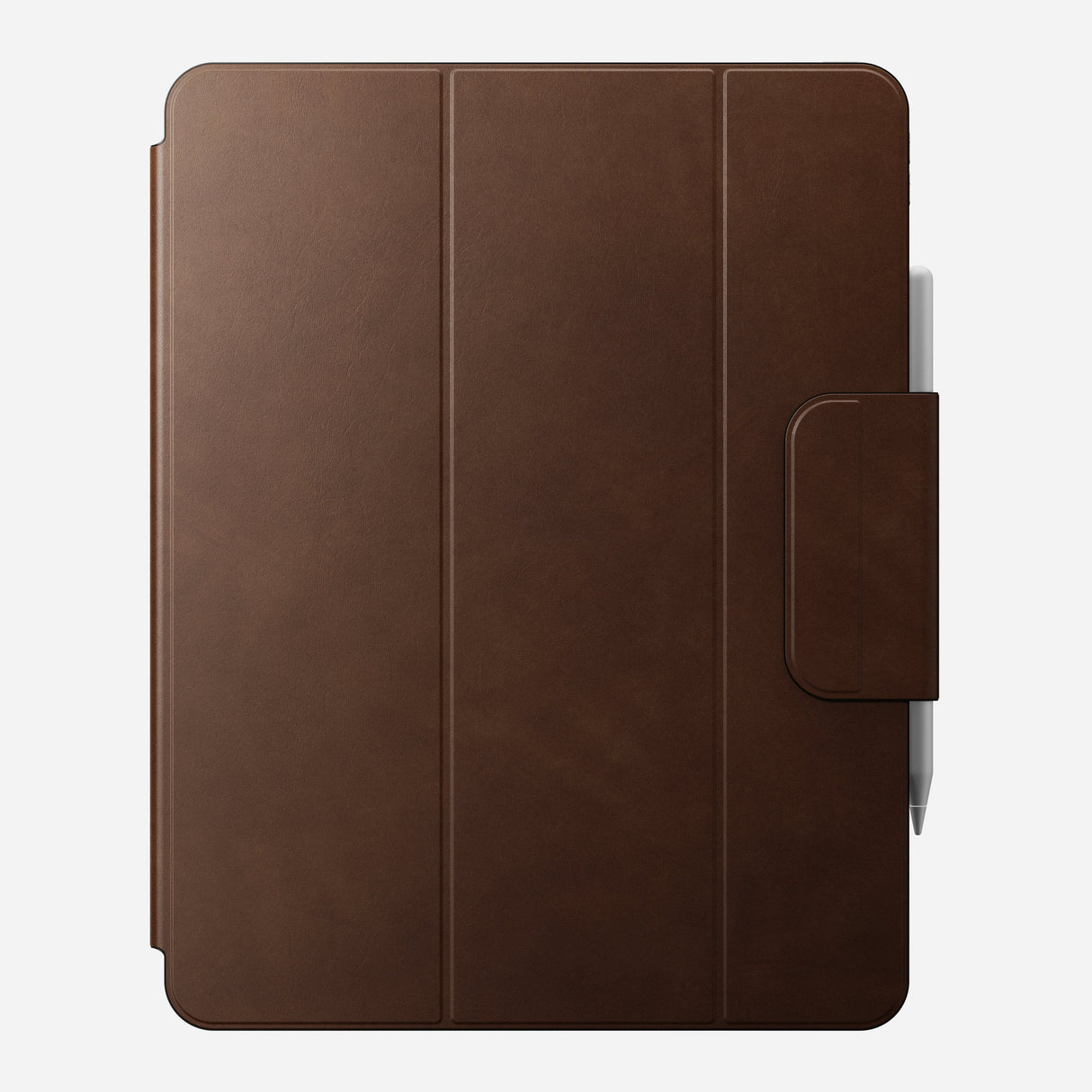 Leather Folio - M4 & M5 iPad 13 inch | Brown | Nomad Leather | Apple Pencil