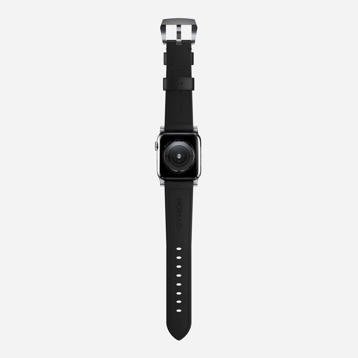 Traditional Band - 41mm | Silver Hardware | Black | Horween