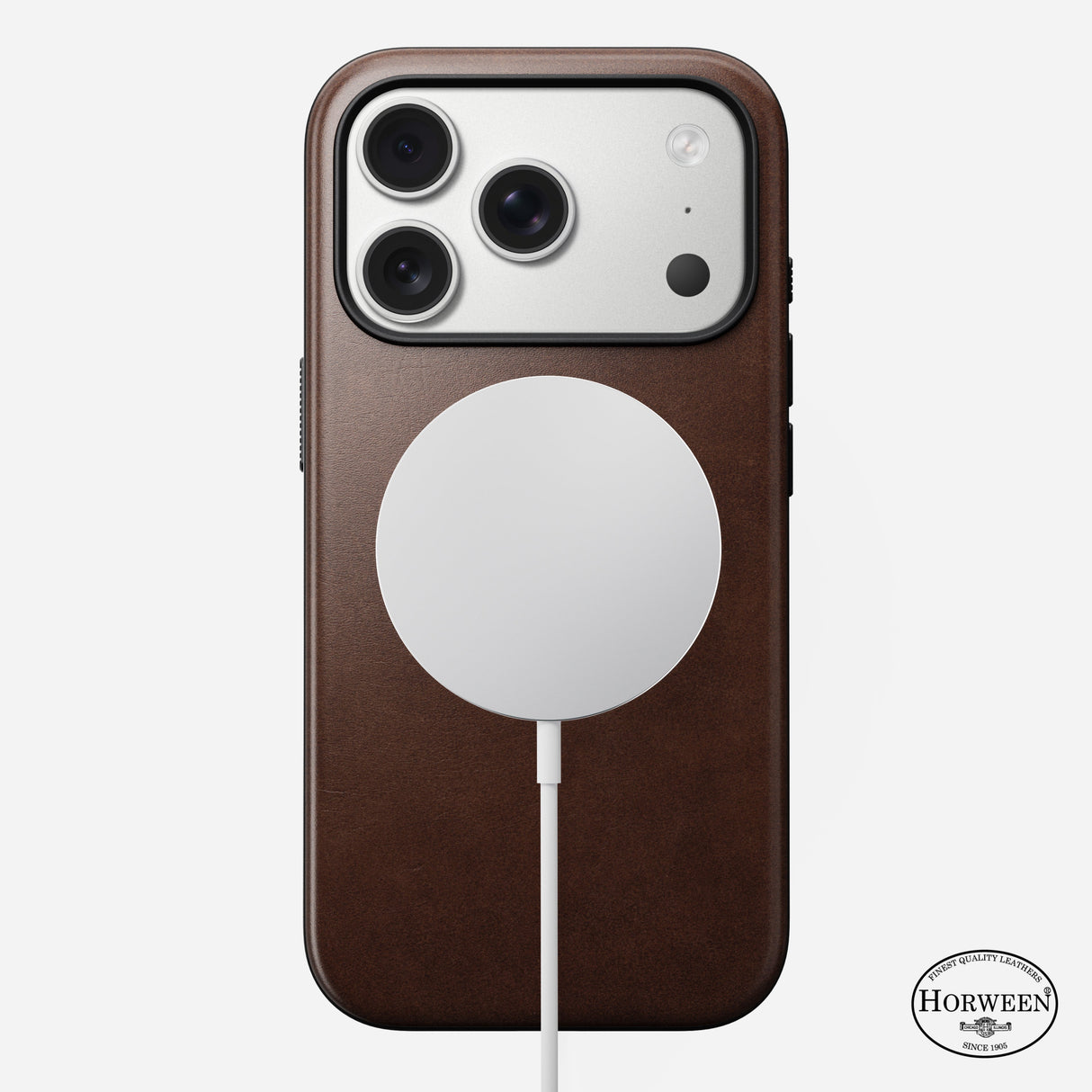 Modern Leather Case - iPhone 17 Pro | Rustic Brown | Horween