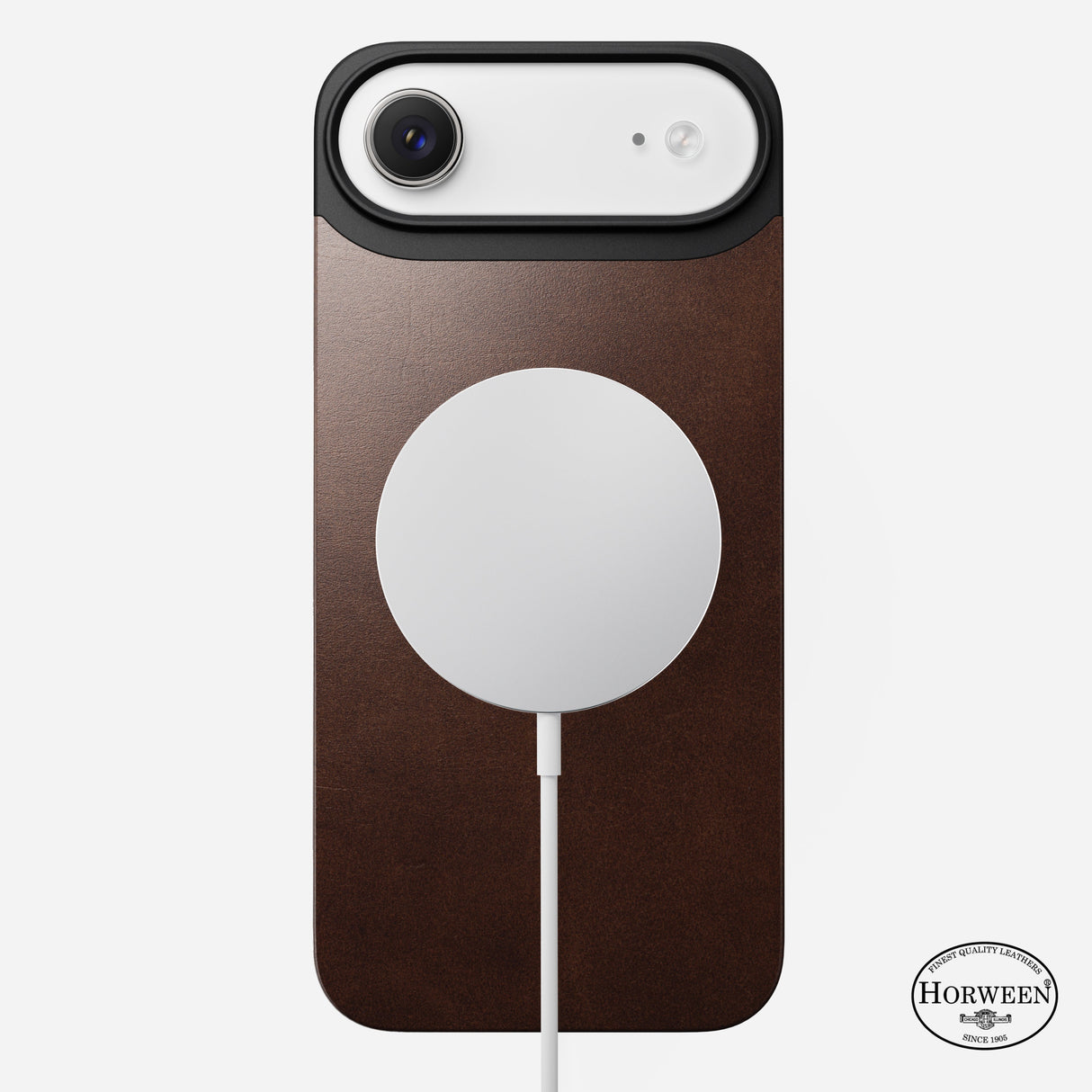 Magnetic Leather Back - iPhone Air | Rustic Brown | Horween | MagSafe