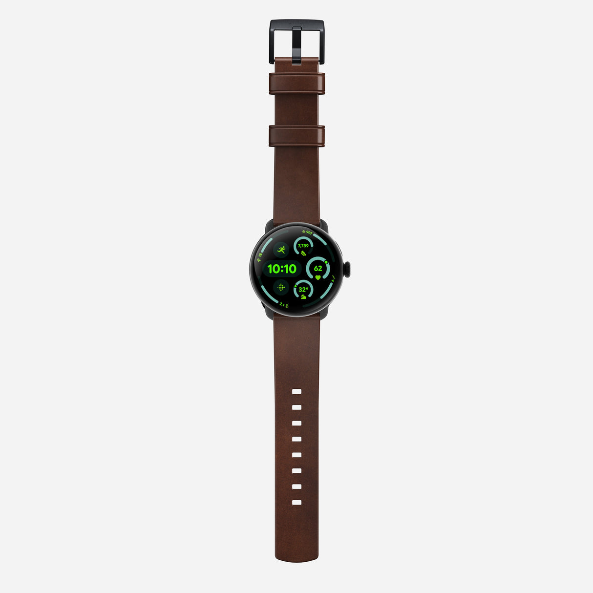 Active Band Pro - Pixel Watch | 45mm | Black Hardware | Horween Brown