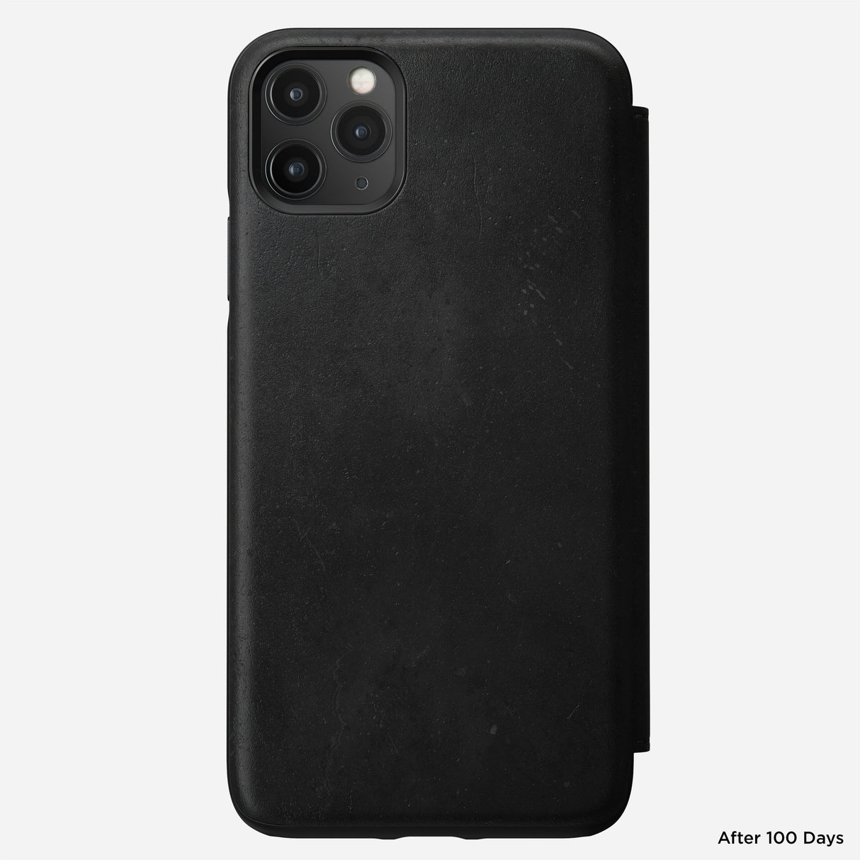 Modern Leather Tri-Folio - iPhone 11 Pro Max | Black | Horween