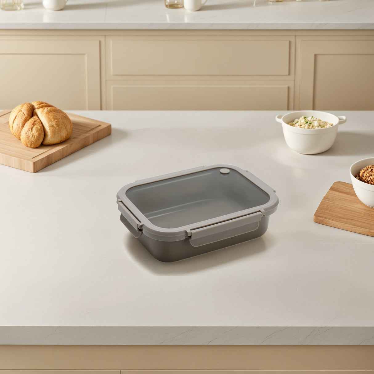 Stoneware Container - Mineral Gray