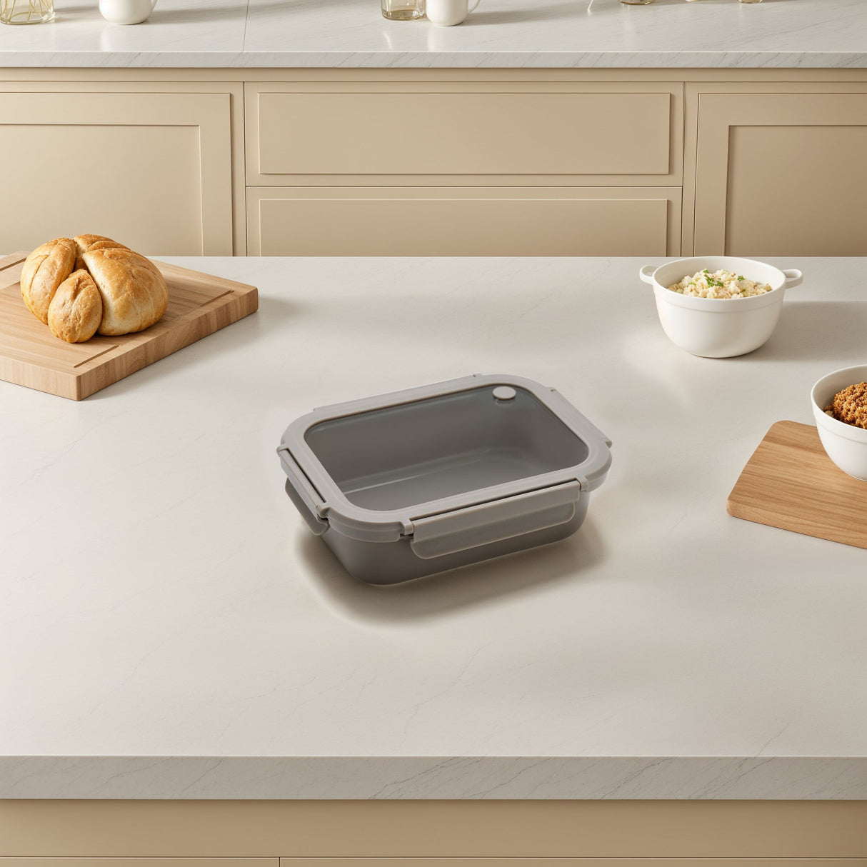 Stoneware Container - Mineral Gray