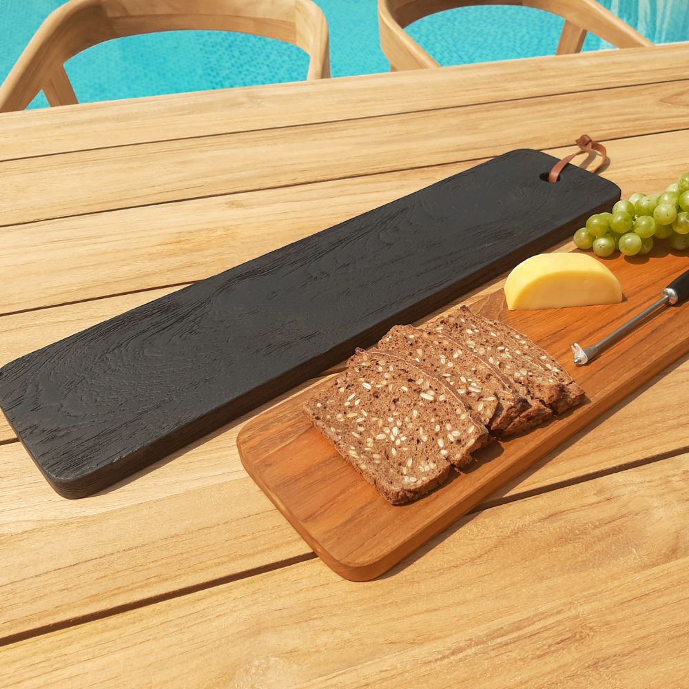 Teak Charcuterie/Cutting Board 24"