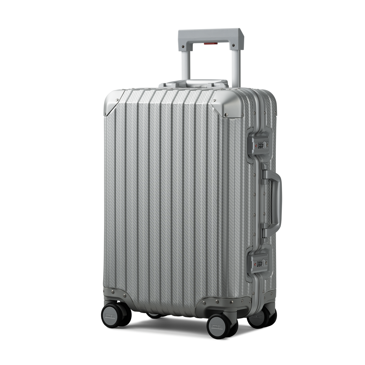 TREVA Aluminum Suitcase Silver