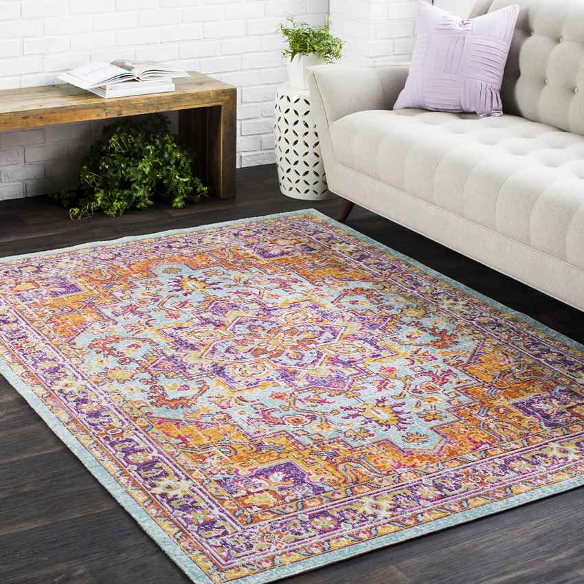 Enzo Traditional Lavender Area Rug