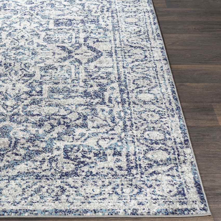 Emma Traditional Navy Area Rug