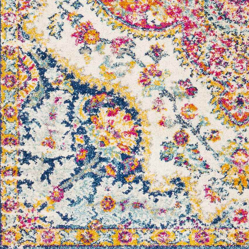 Lola Traditional Pink/Saffron Area Rug