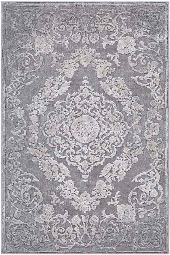 Nantes Traditional Gray Area Rug