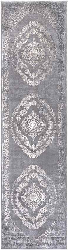 Nantes Traditional Gray Area Rug