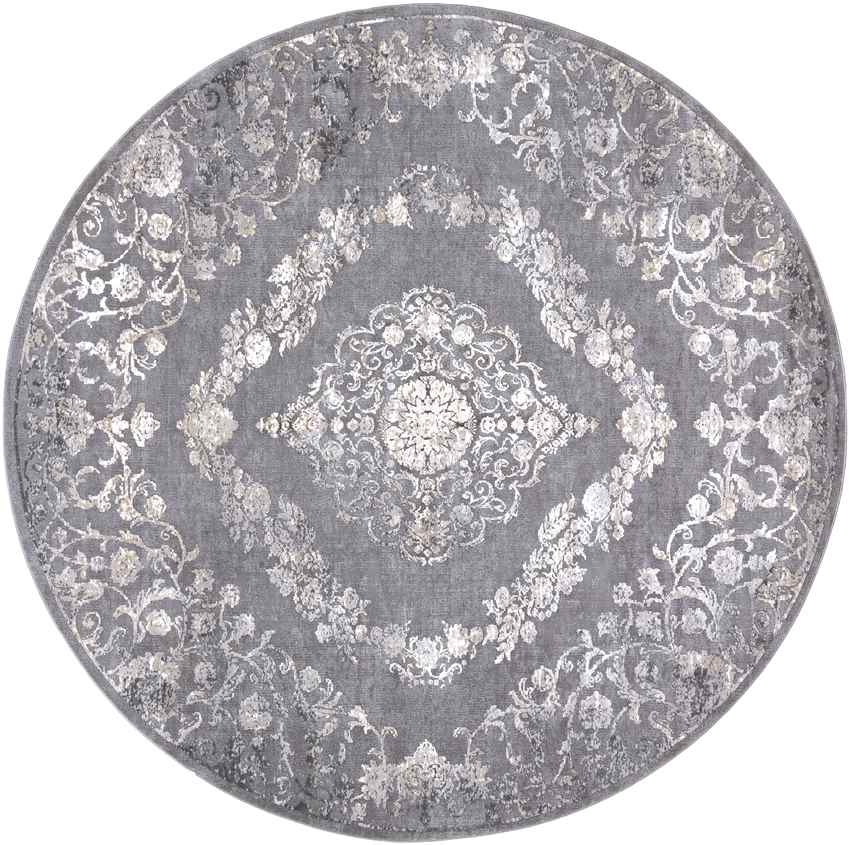 Nantes Traditional Gray Area Rug