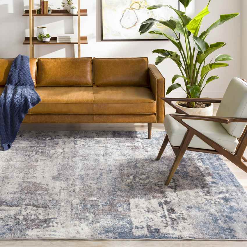 Loire Modern Teal Area Rug