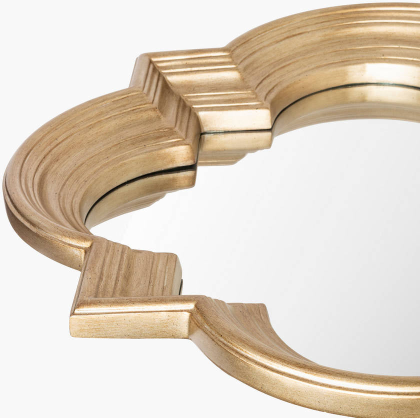 Megchelen Traditional Champagne Wall Mirror