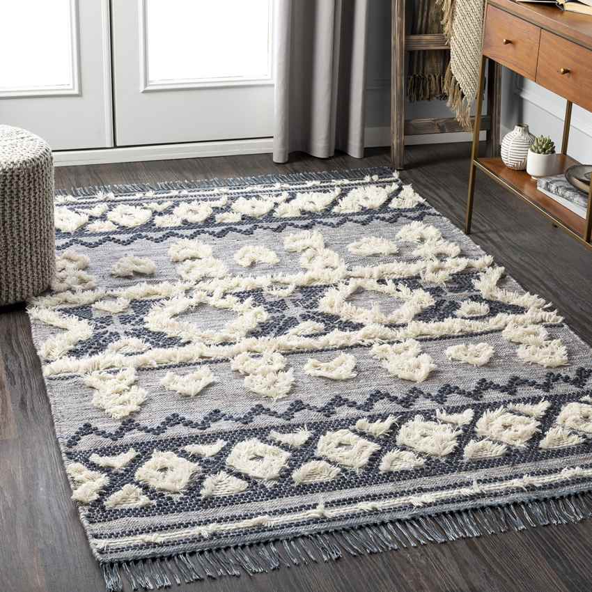 Landry Global Navy Area Rug