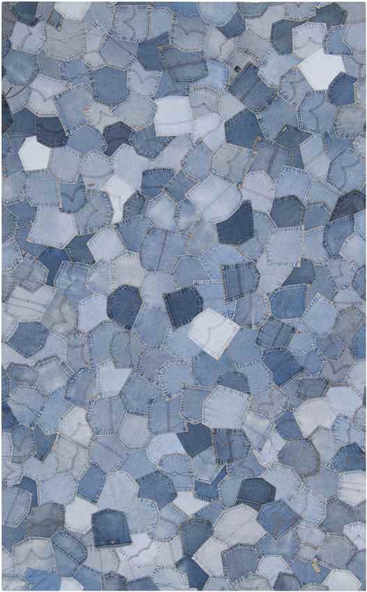 Attapulgus Modern Denim Area Rug