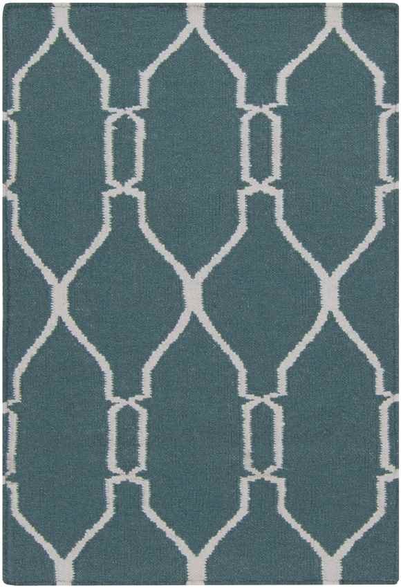 Hendon Modern Peacock Green Area Rug