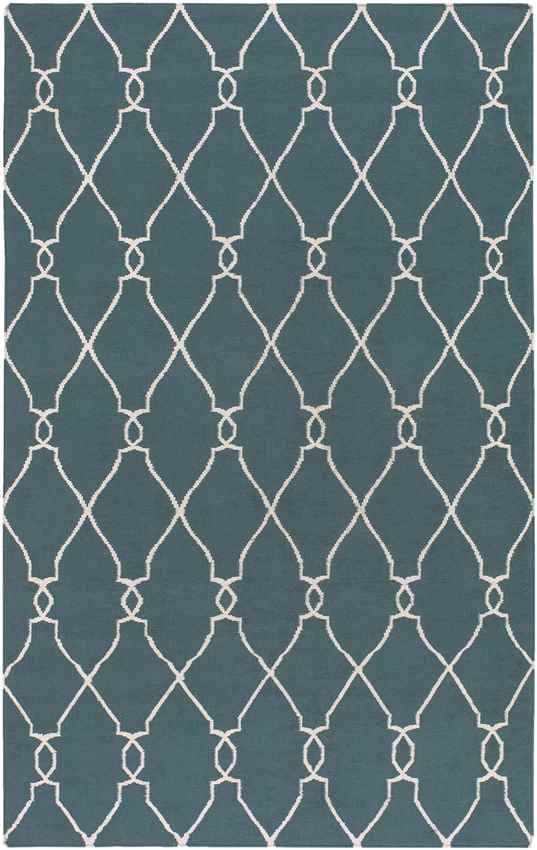 Hendon Modern Peacock Green Area Rug