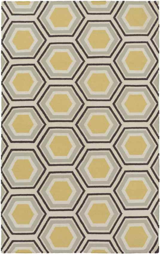 Sivas Modern Beige/Yellow/Black Area Rug
