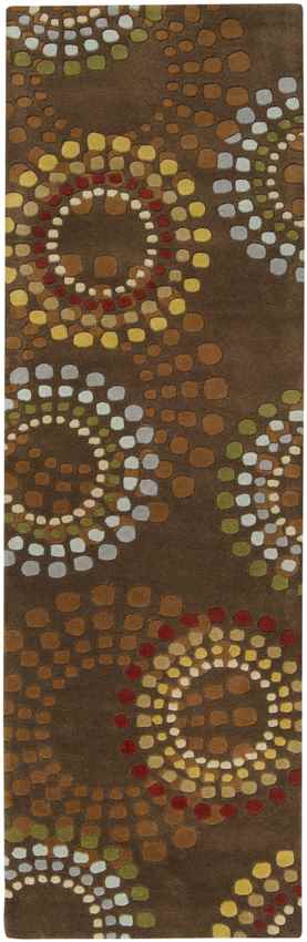 Elba Modern Chocolate/Gold Area Rug