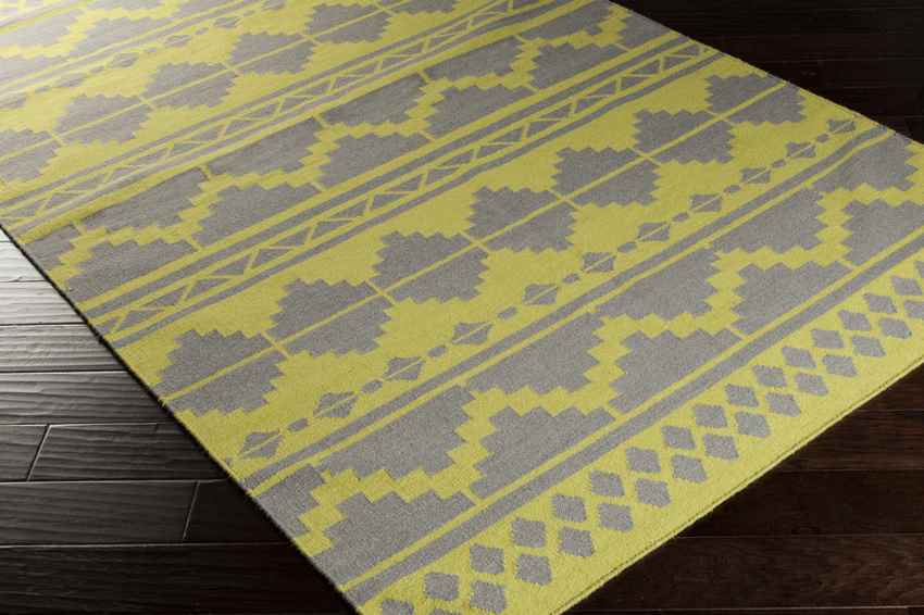 Noella Rustic Lime/Gray Area Rug