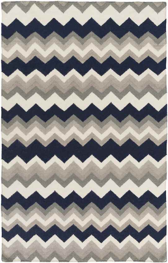 Weende Modern Gray/Navy Area Rug