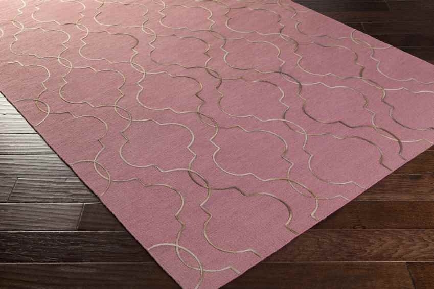 Salinas Modern Pink Area Rug