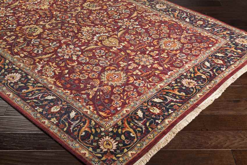 St Mawes Traditional Garnet Area Rug