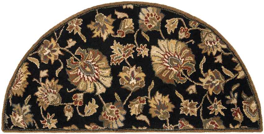 Grimshaw Traditional Black Area Rug