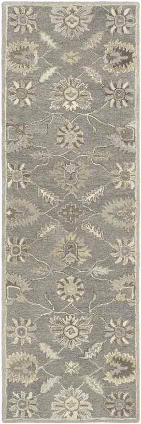 Kinistino Traditional Charcoal Area Rug