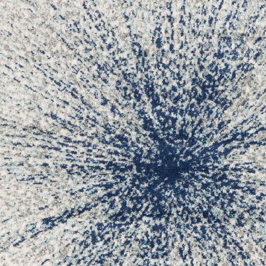 Tibma Modern Dark Blue Area Rug