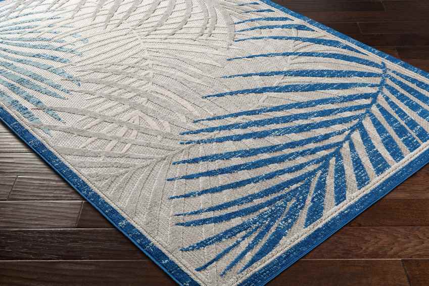 Eleveld Coastal Dark Blue Area Rug