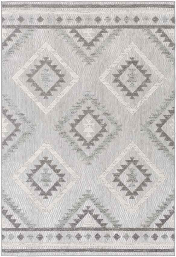 Elim Global Light Gray Area Rug