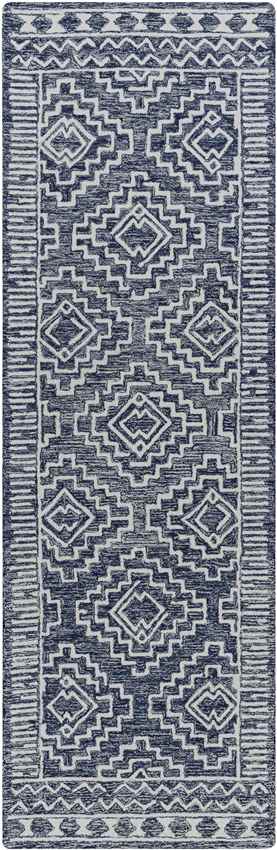 Vledder Global Dark Blue Area Rug