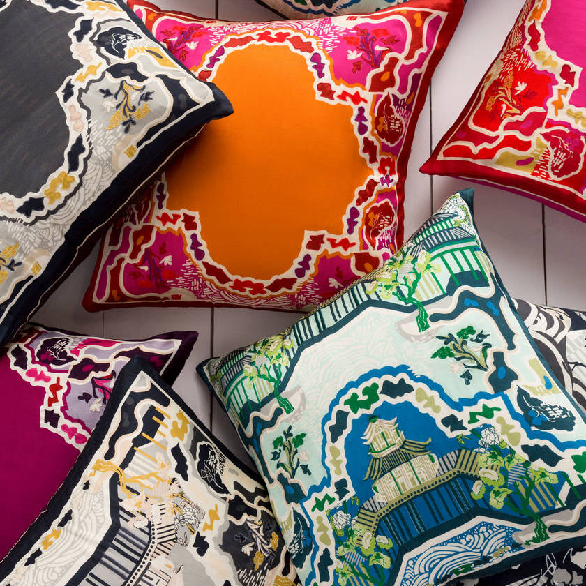 Heron Light Gray Pillow Cover