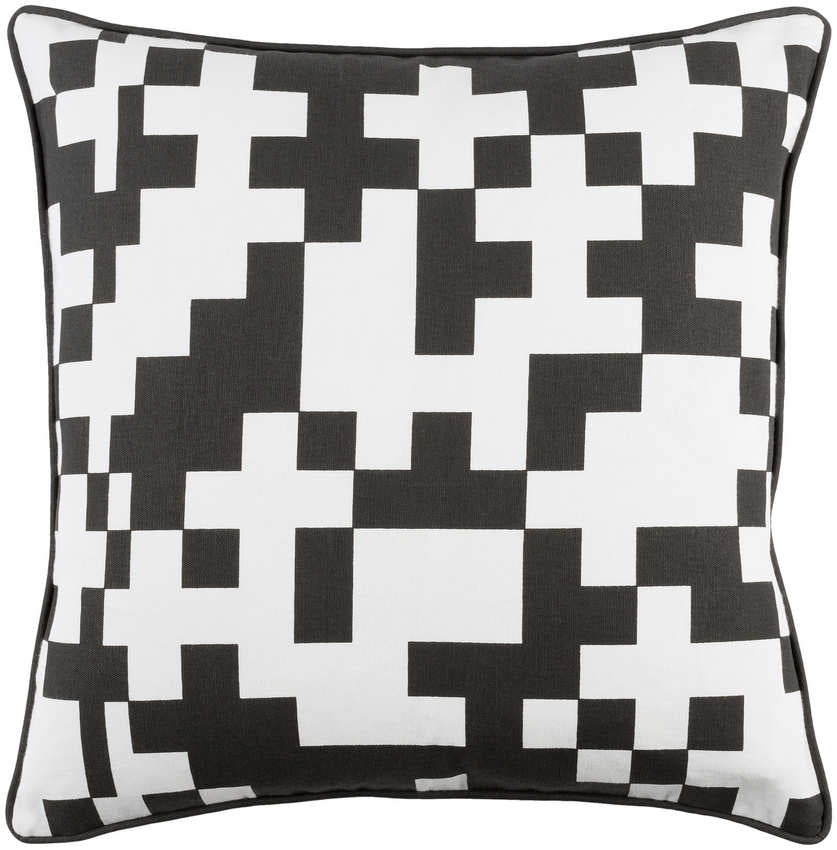 Elkerzee Black Pillow Cover
