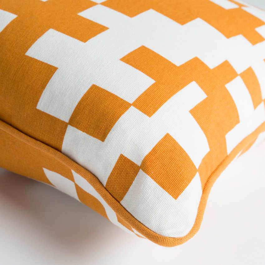 Elkerzee Burnt Orange Pillow Cover