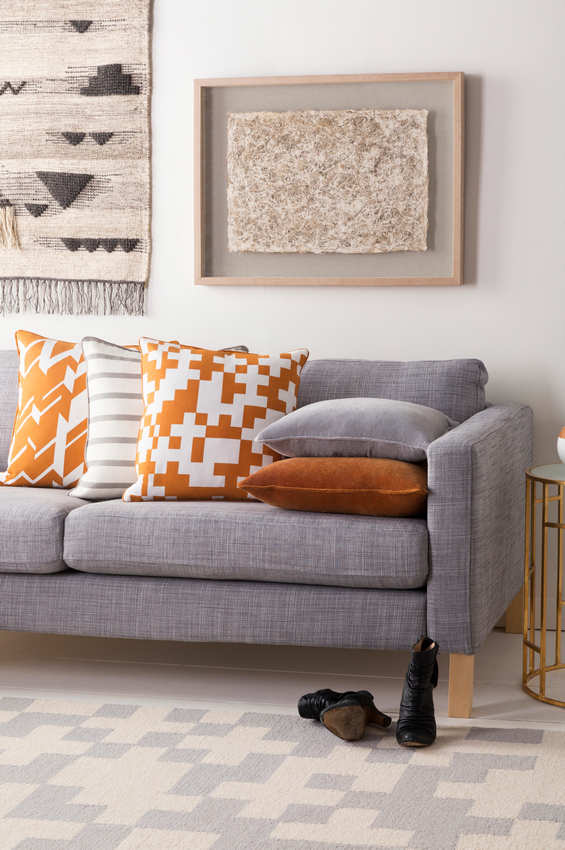 Elkerzee Burnt Orange Pillow Cover