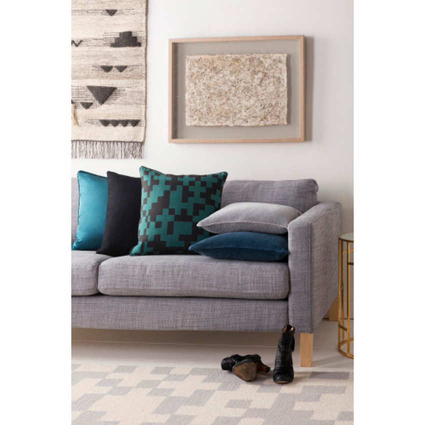 Elkerzee Teal Pillow Cover